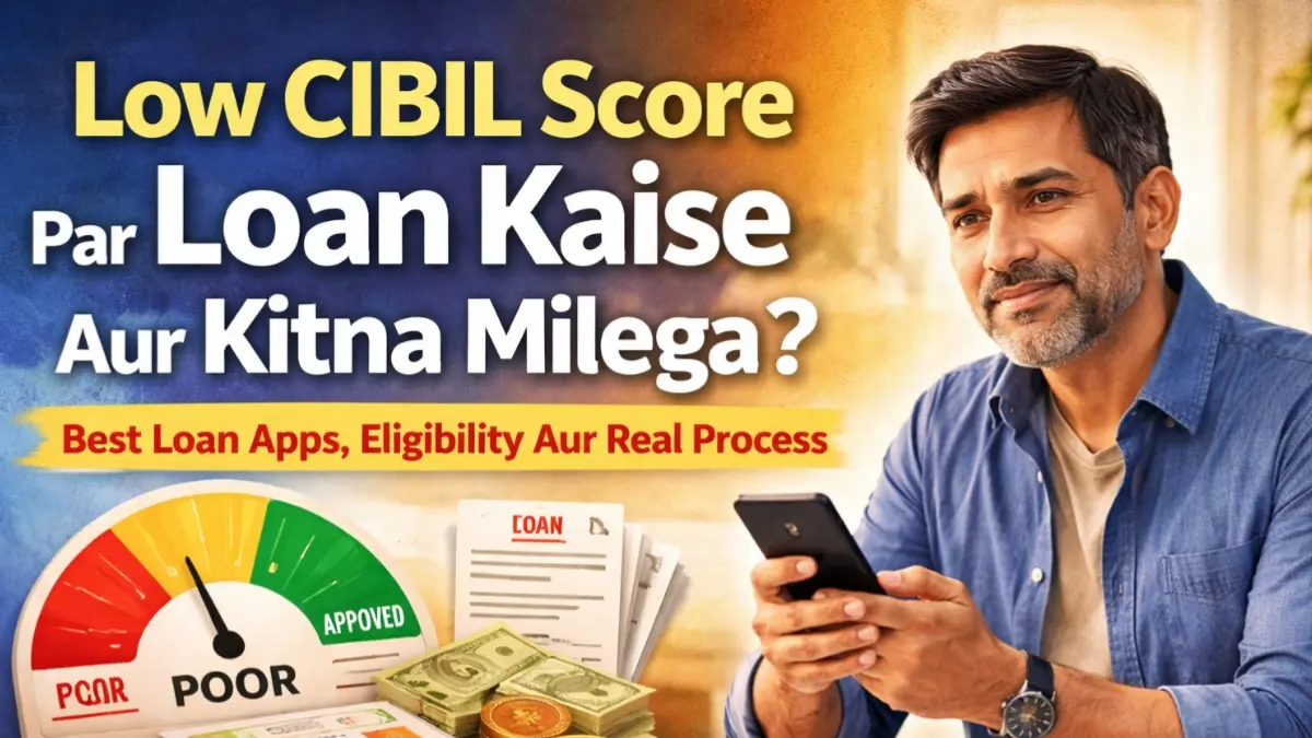 Low CIBIL Score पर लोन कैसे और कितना मिलेगा